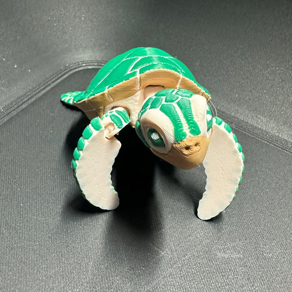 Bubbles the Sea Turtle -3d Printed Desk Companion