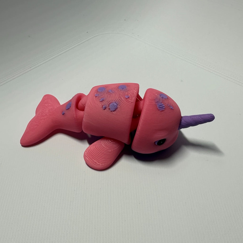 SparkleSnout the Narwhal – 3d Printed Desk Buddy