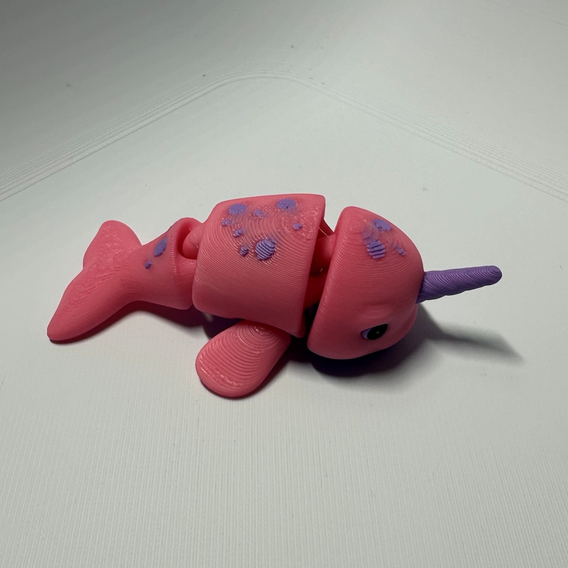 SparkleSnout the Narwhal – 3d Printed Desk Buddy
