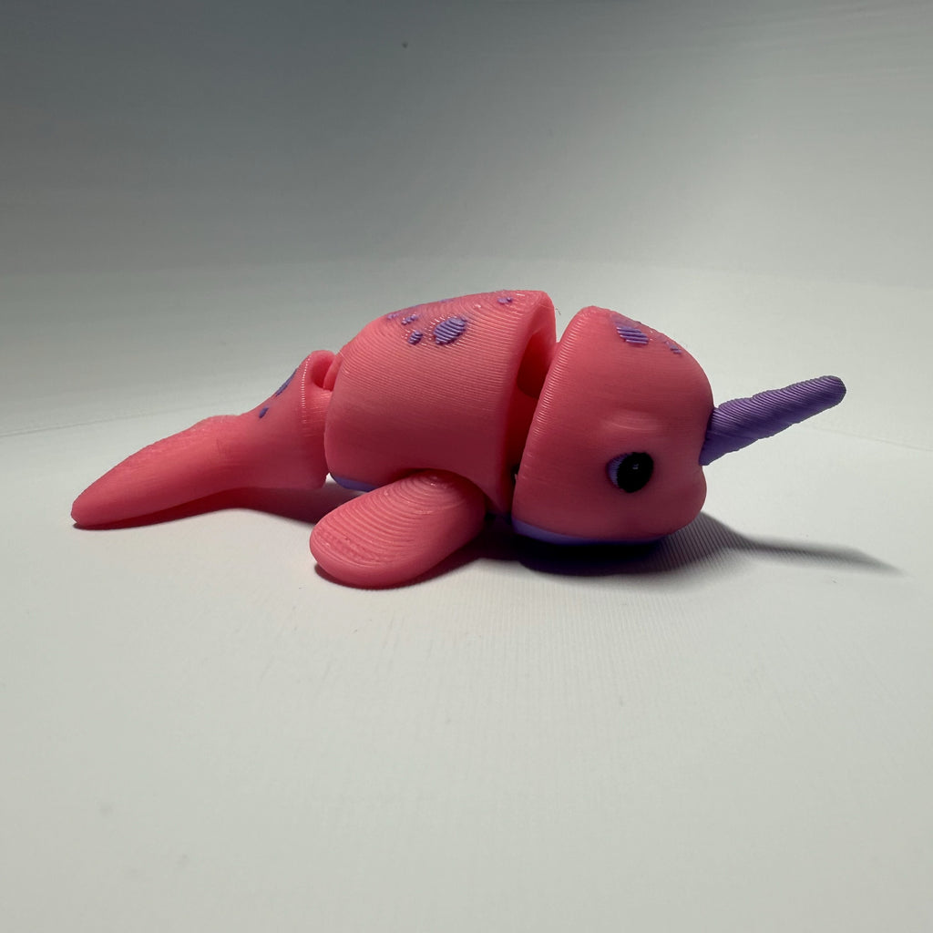 SparkleSnout the Narwhal – 3d Printed Desk Buddy