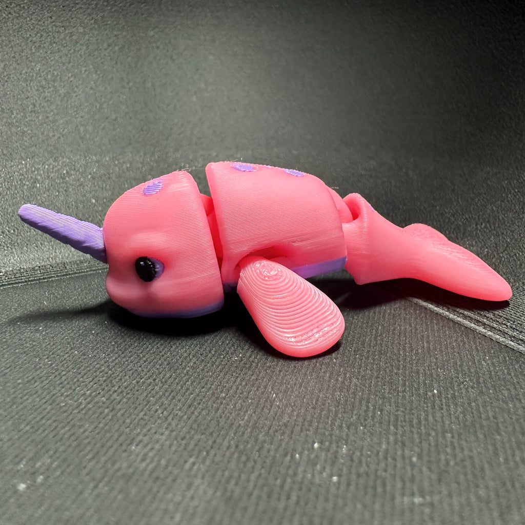 SparkleSnout the Narwhal – 3d Printed Desk Buddy