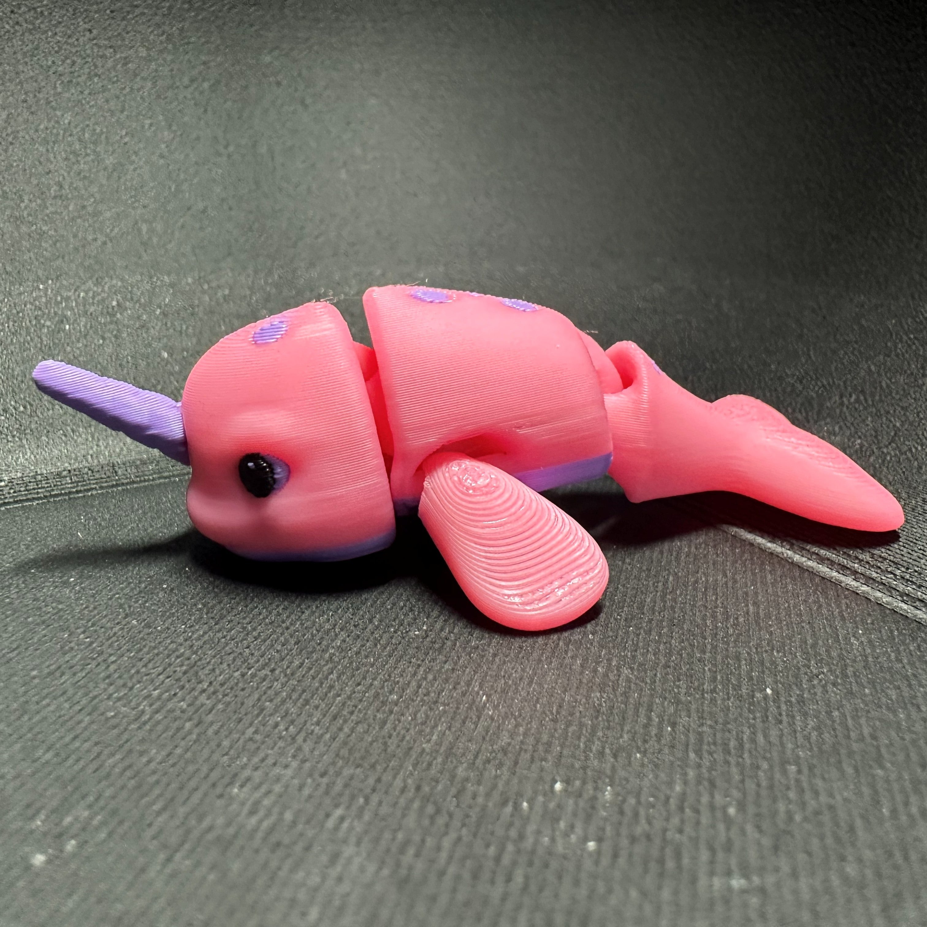 SparkleSnout the Narwhal – 3d Printed Desk Buddy