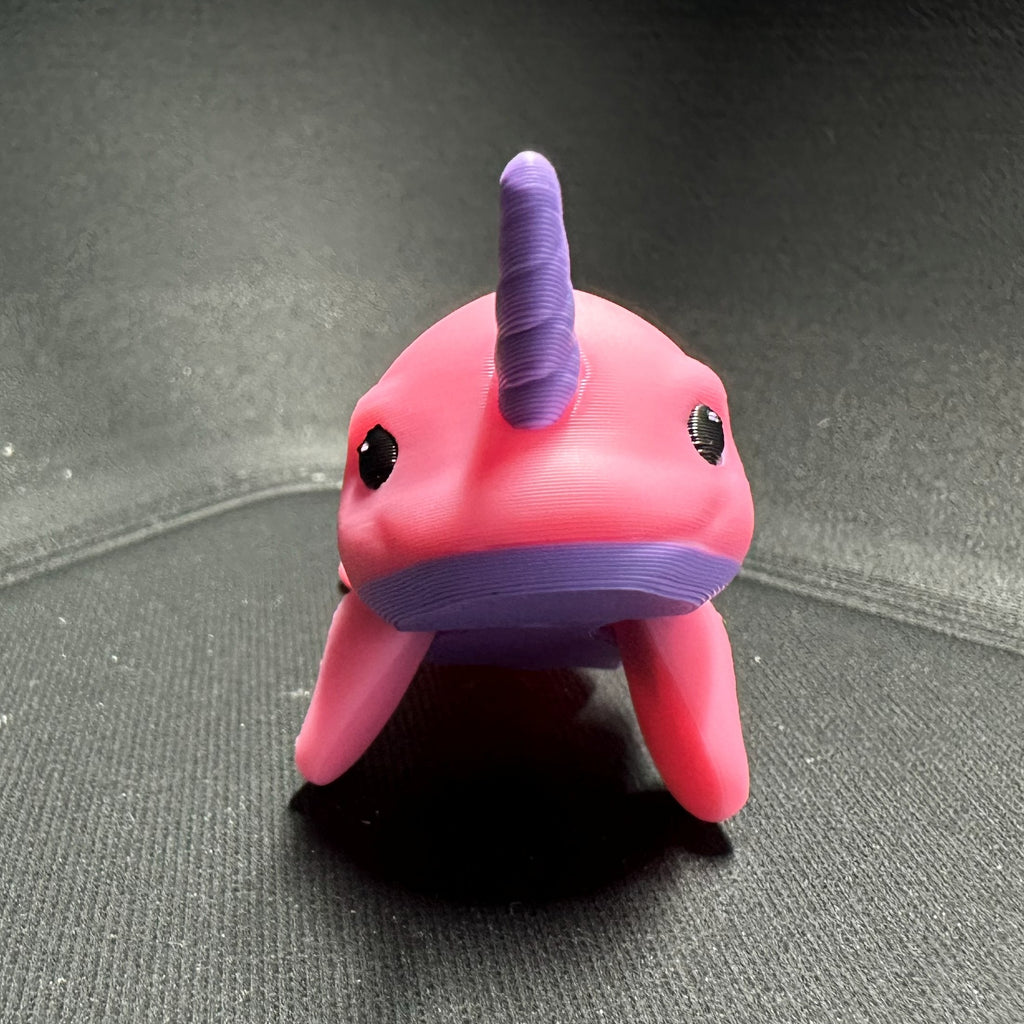 SparkleSnout the Narwhal – 3d Printed Desk Buddy