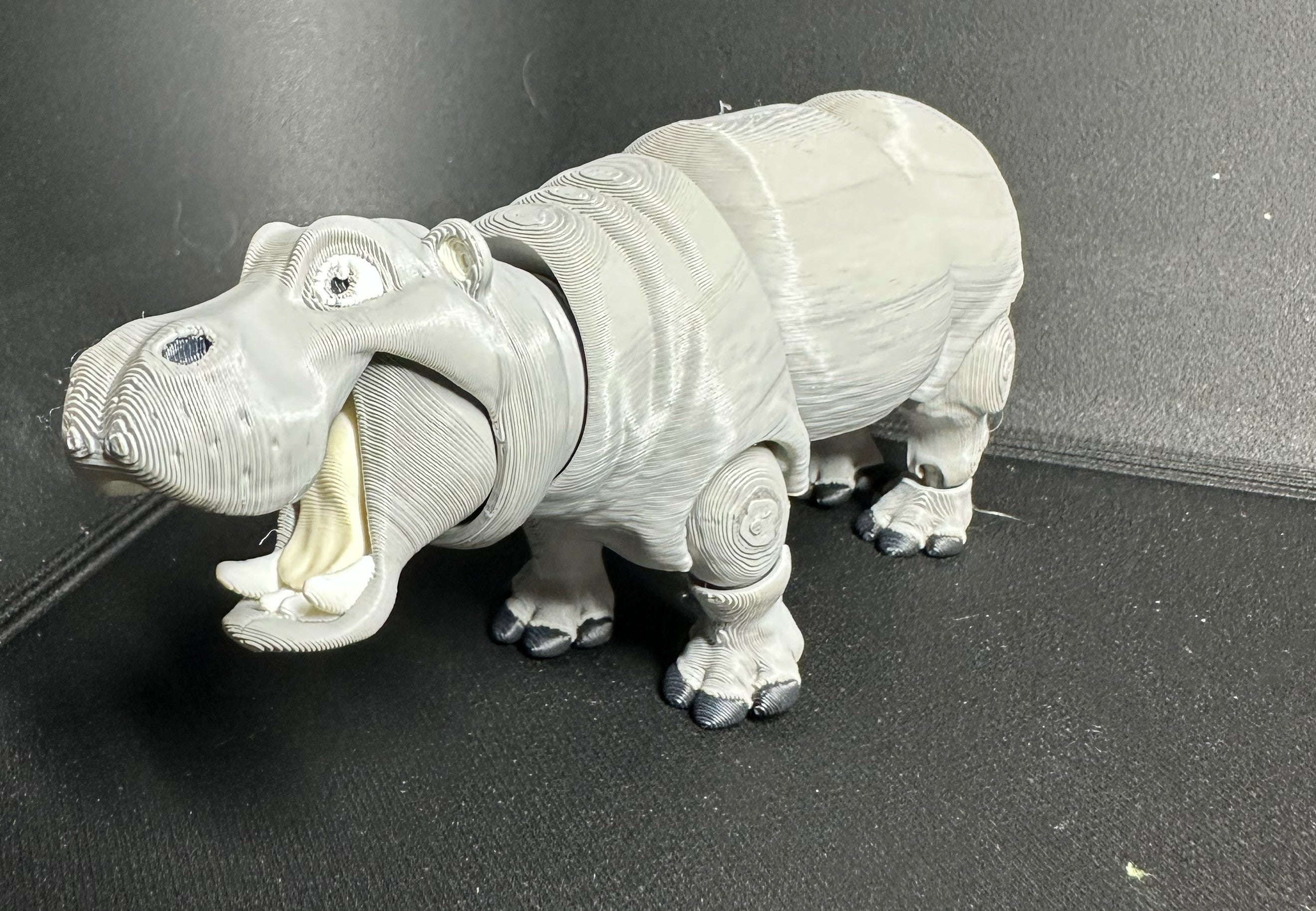 Articulated Hippo Fidget Toy – Cute 3D Printed Desk Buddy