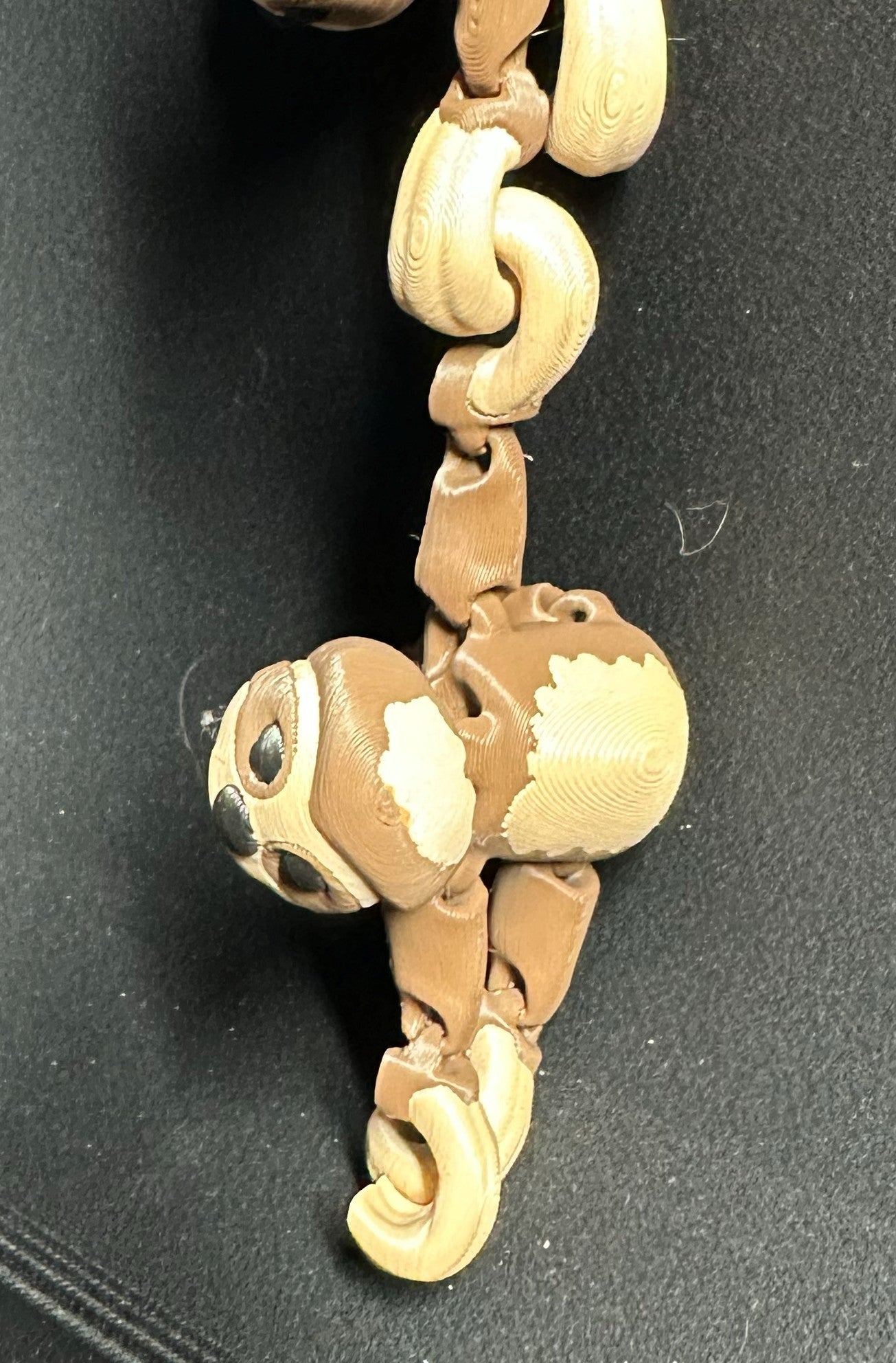 Hanging Sloth Keychain – Articulated 3D Printed Sloth Fidget Toy