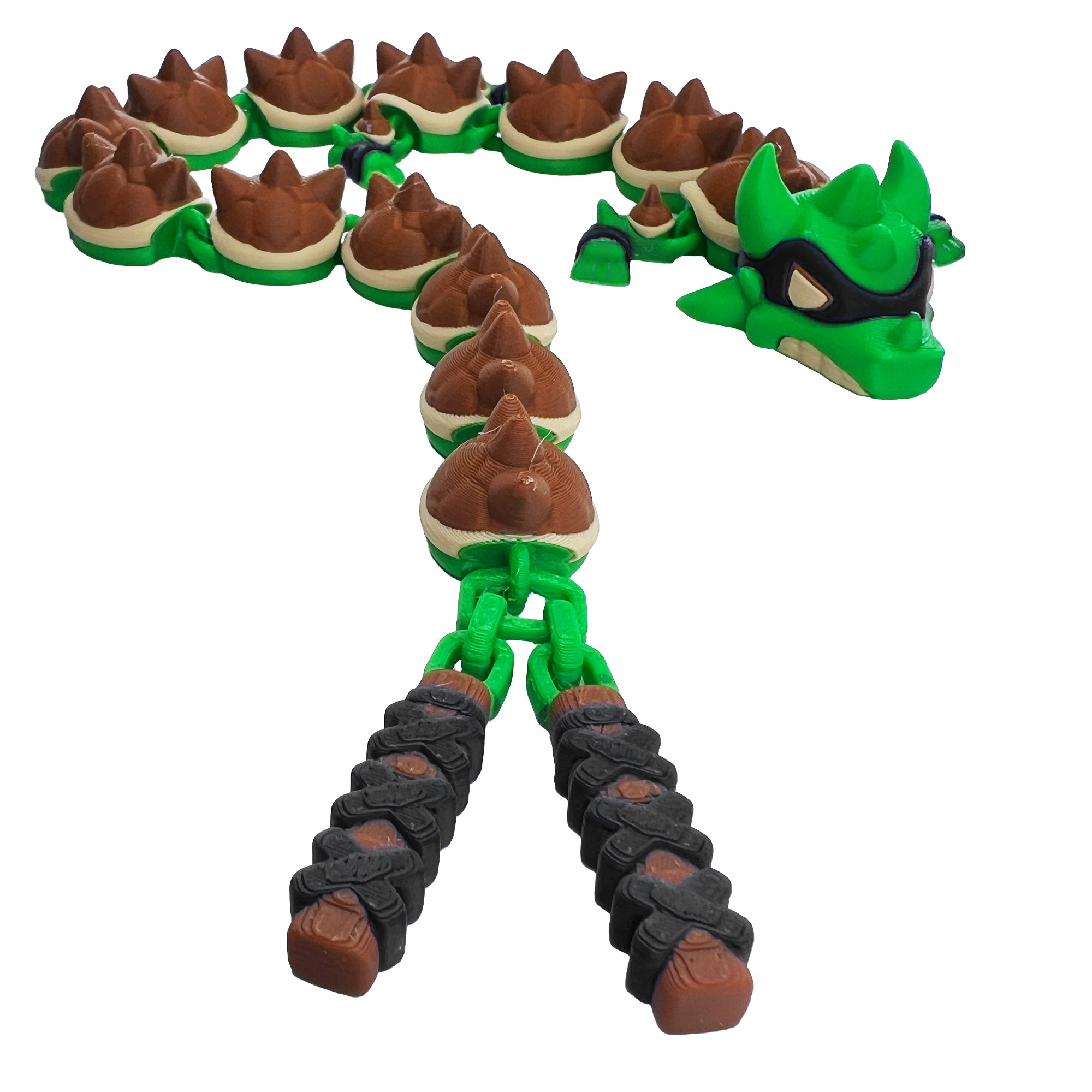 Karate Tortoise Dragon – 3D Printed Martial Arts Fidget Desk Buddy