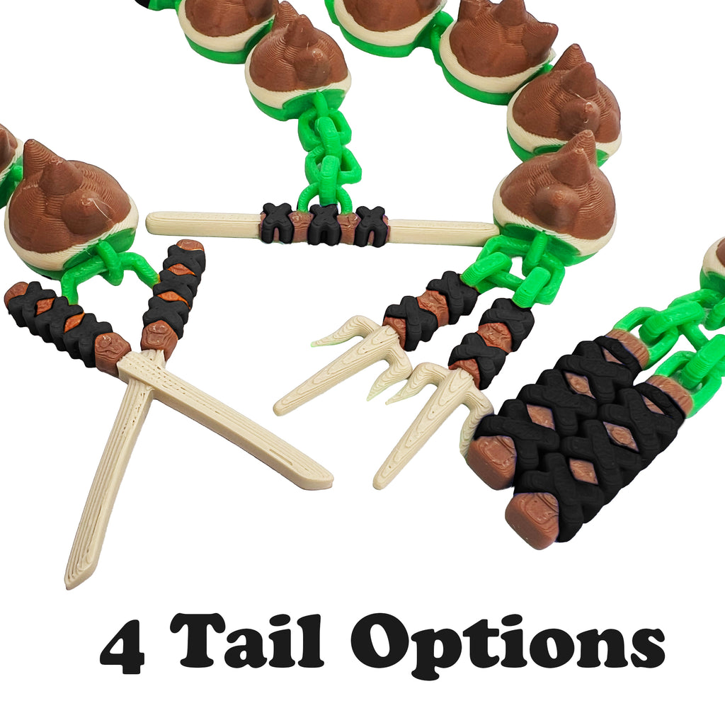 Karate Tortoise Dragon – 3D Printed Martial Arts Fidget Desk Buddy