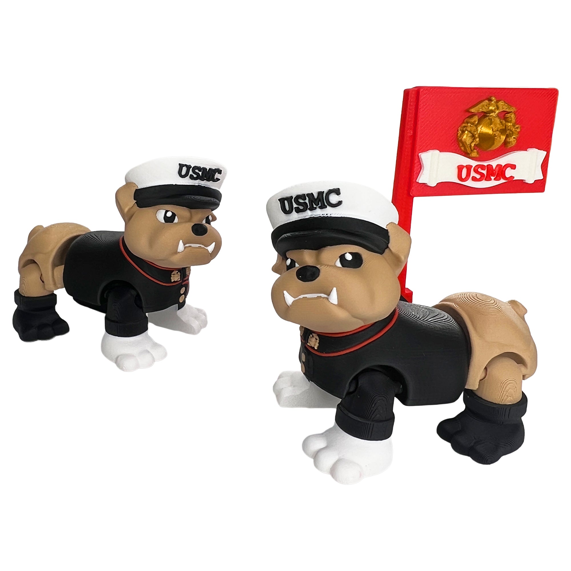 USMC Bulldog Desk Mascot