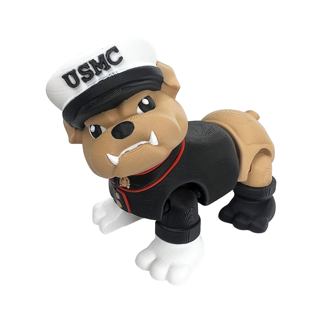 USMC Bulldog Desk Mascot