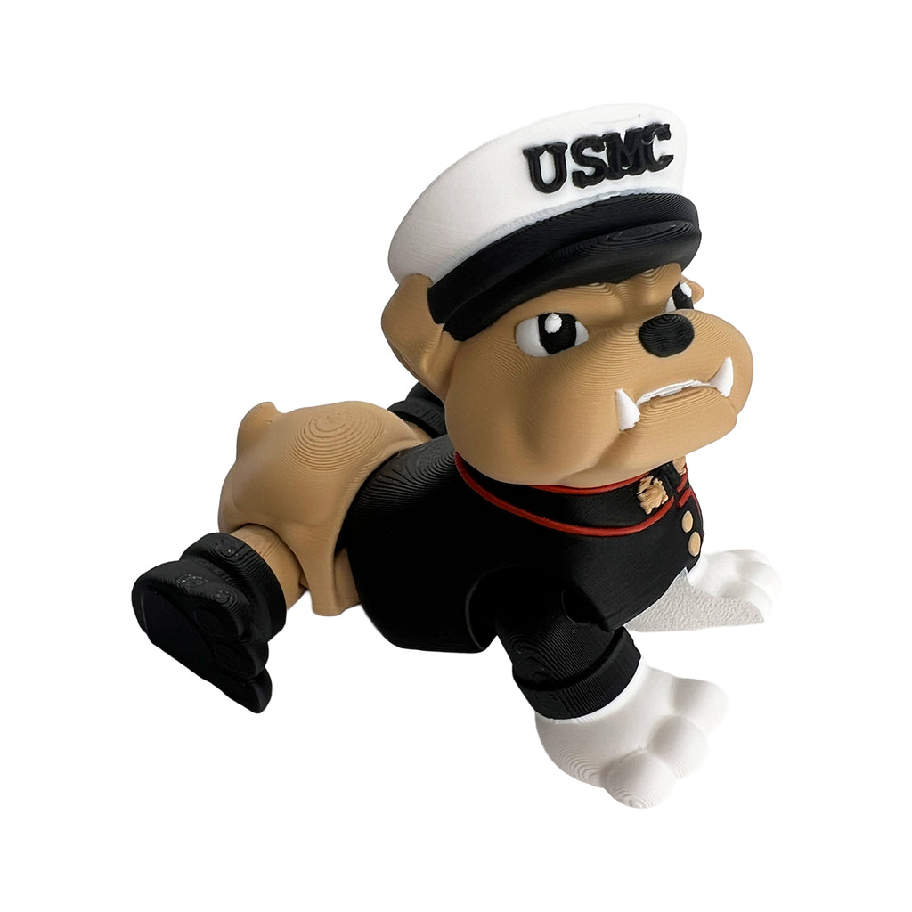 USMC Bulldog Desk Mascot